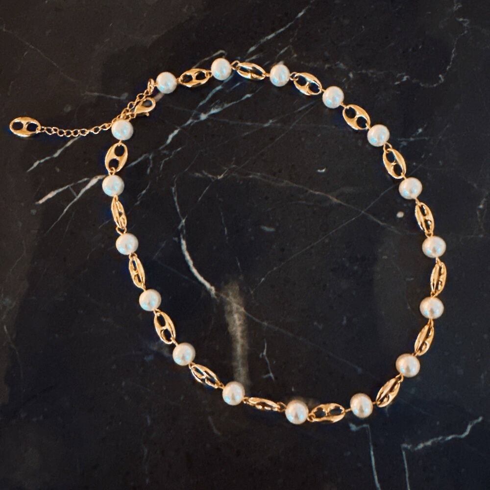 Nobles In Paris Pearl And Horse Bit Equestrian Layering Necklace